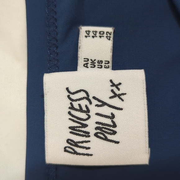 Princess Polly Farro Long Sleeve Top, Color Navy Size 10 - Picture 14 of 15